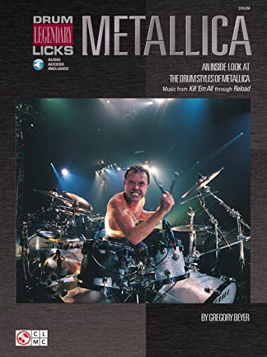 Metallica - Legendary Licks Drums Book/Cd: Noten, CD für Schlagzeug (Drum Legendary Licks) von Cherry Lane Music Company